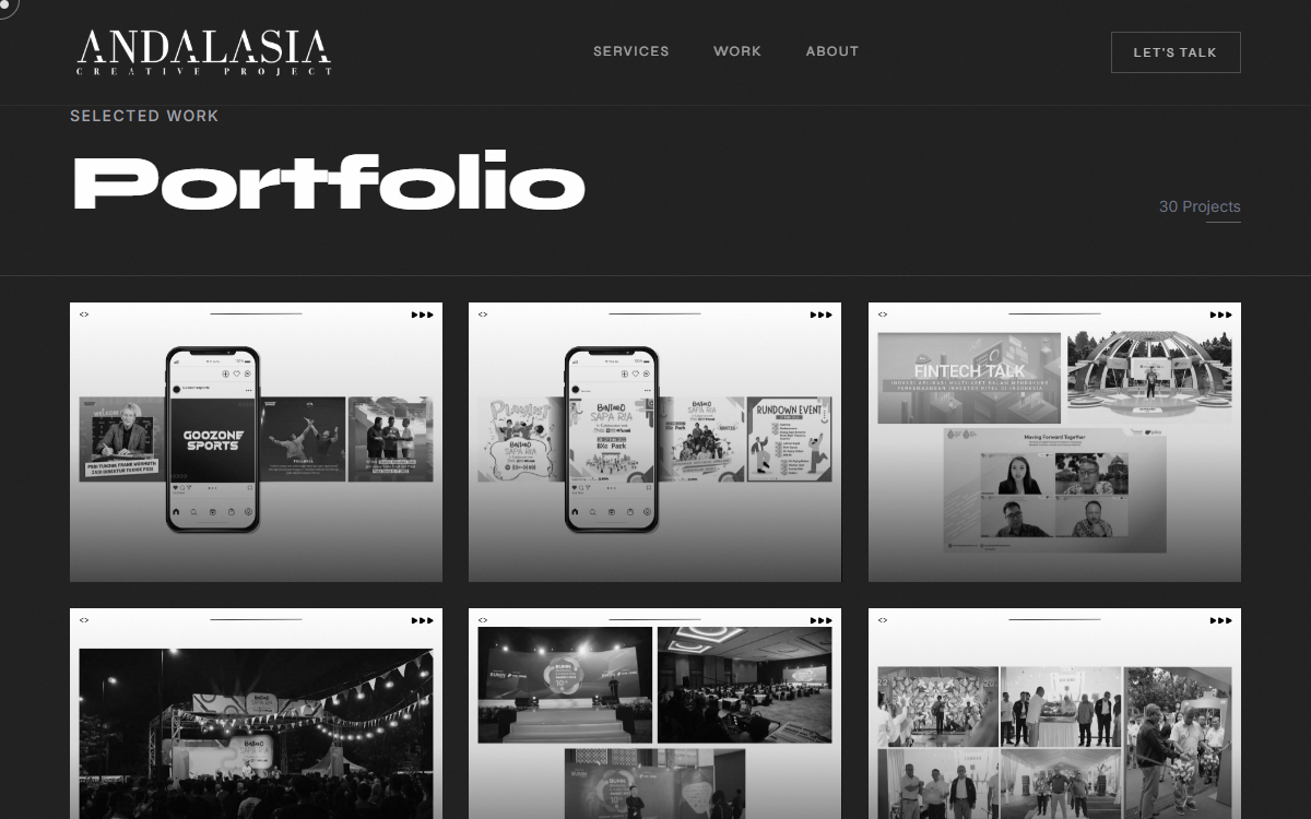 Work portfolio