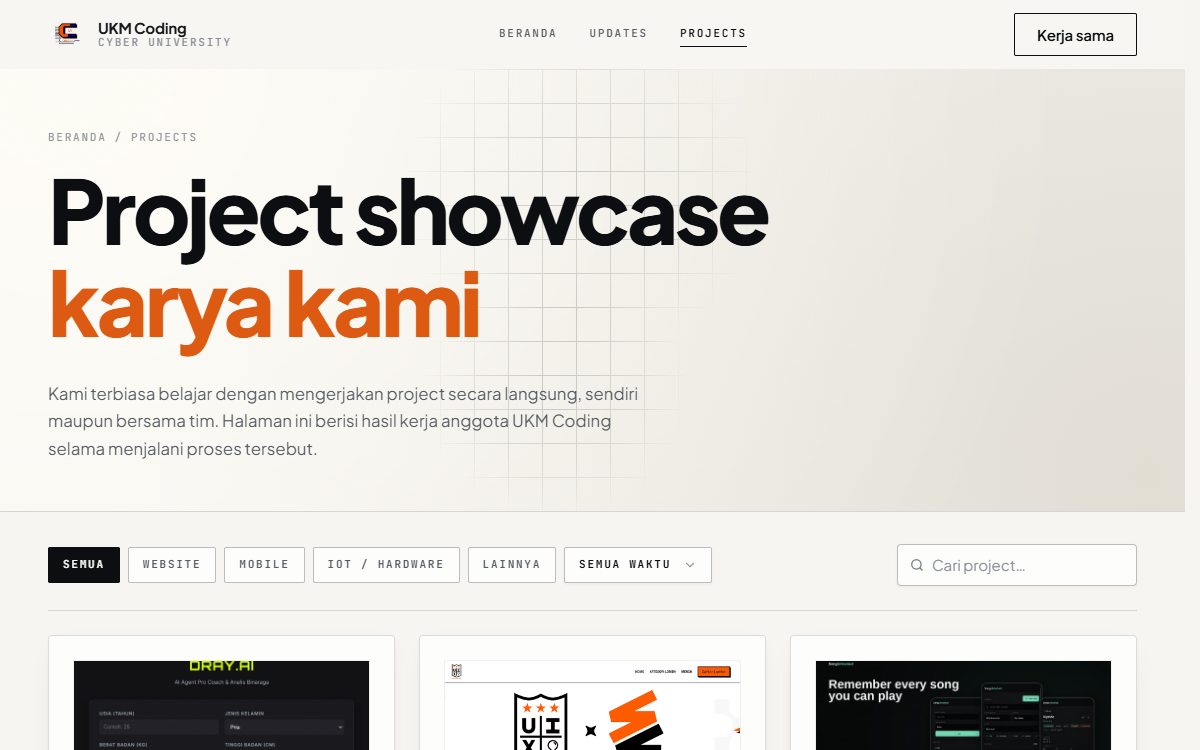 Project showcase