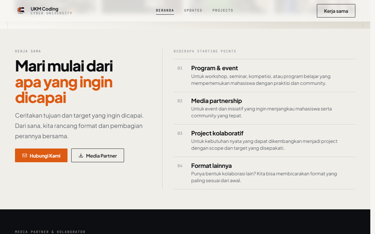 Partnership portal