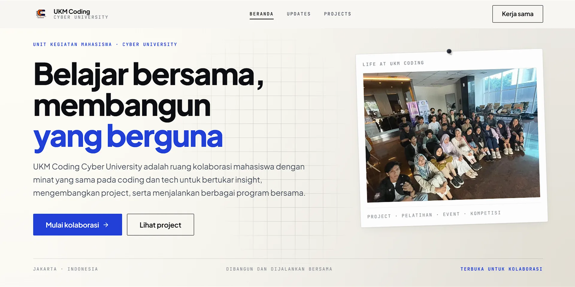 UKM Coding community platform